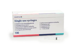 Covetrus Seringue 3 corps avec cône excentrique 20ml (100 unités) decompte des liquides